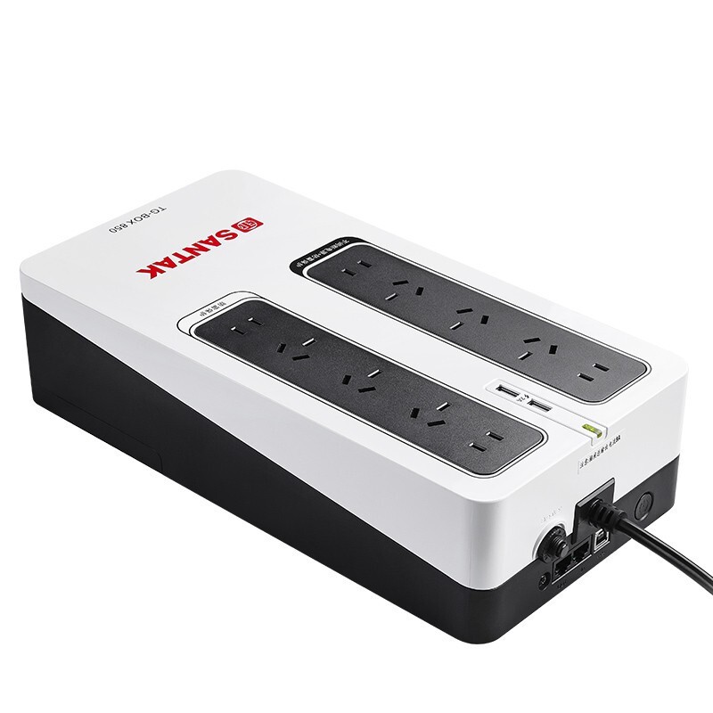 山特(SANTAK)TG-BOX850 850VA/510W UPS 不间断电源NAS自动识别应急备用电源 内置电池高清大图