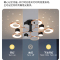 雷士照明星空灯现代简约吸顶灯奶油风客厅吊灯主灯中山灯具