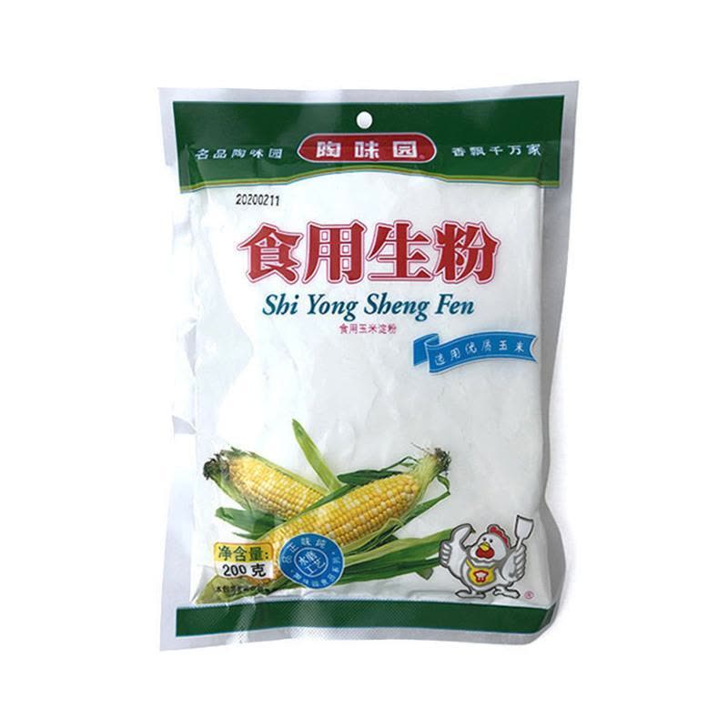 赛卡伊 食用生粉100g淀粉粟粉生粉勾芡面粉凉粉辅料烘焙原料家用图片