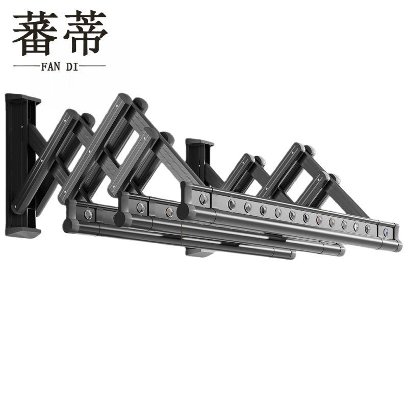 蕃蒂 伸缩衣架2.5米 个