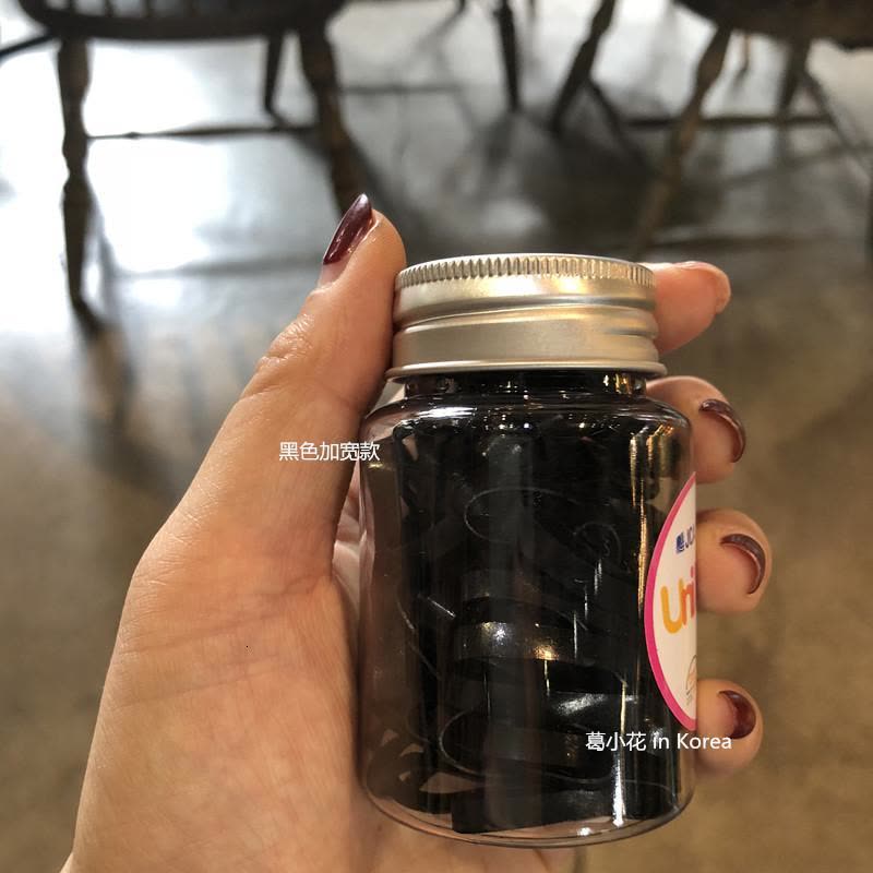 家柏饰(CORATED)韩国UNIBAND皮筋饰品女童扎头橡皮筋圈宝宝不伤绳罐装图片