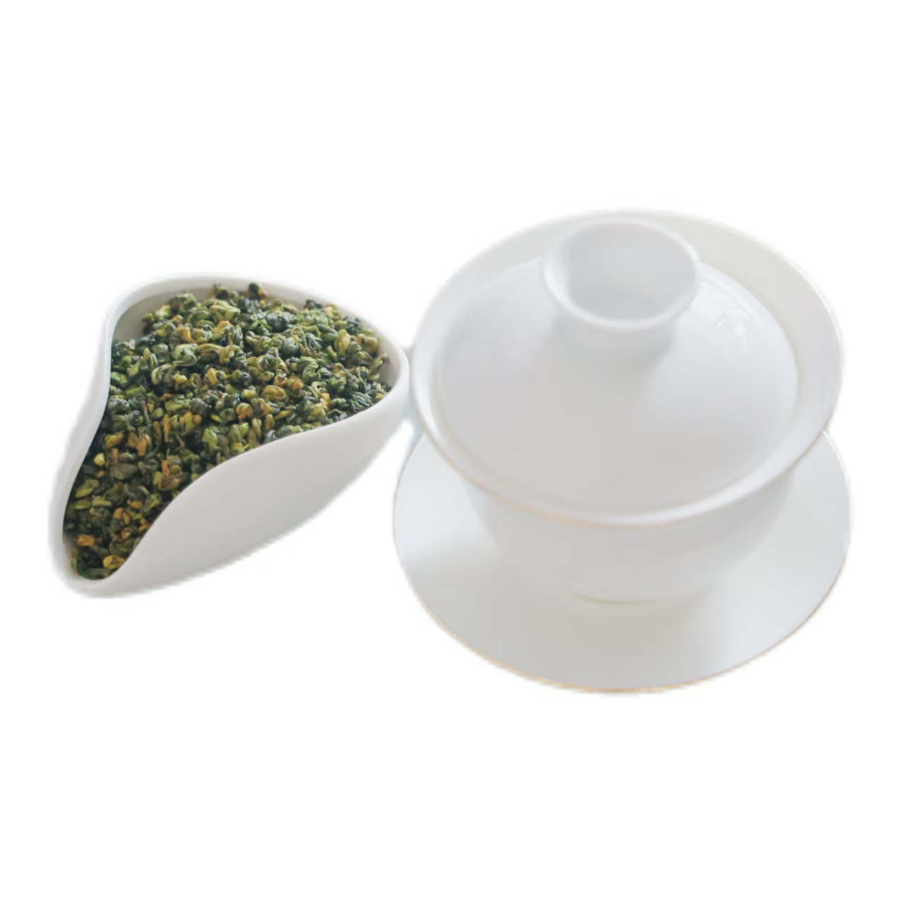 飞宏野屯白玉石茶250克/盒高清大图