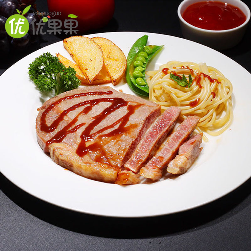 黑椒牛排10片*80g 拍2件发20片*80克 好嘿哟牛排随机送刀叉酱料包火爆来袭肉鲜嫩多汁套餐生鲜牛肉