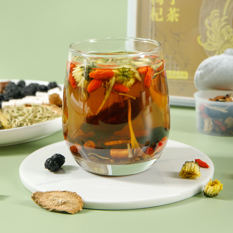 苏宁宜品自营菊花枸杞决明子茶养生熬夜正品小罐装花草茶30罐/450克