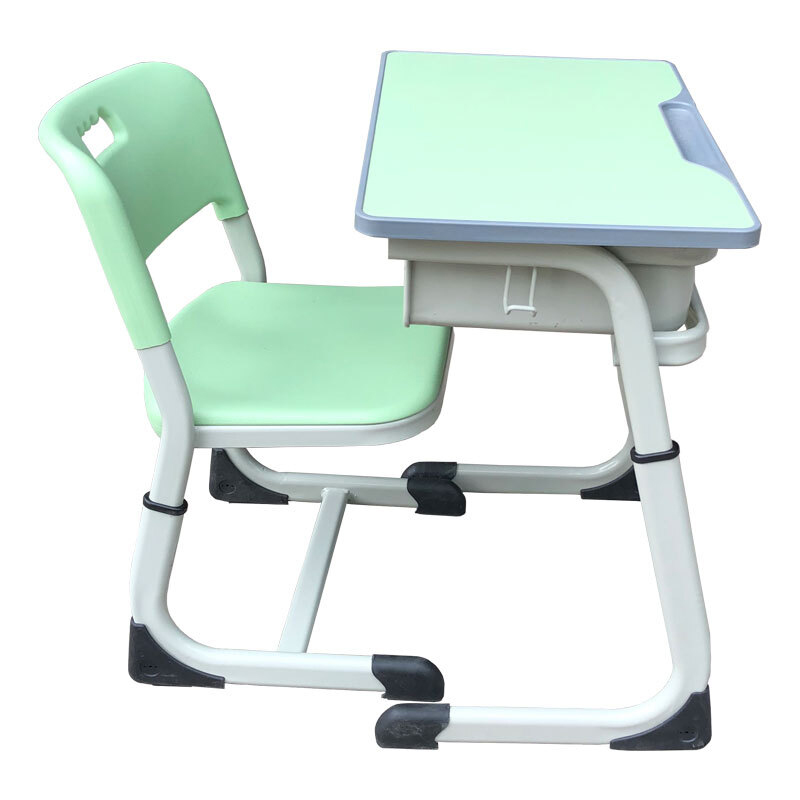 慧采云 课桌椅学习桌清新家用课桌椅套装组合辅导班培训班课桌椅高清大图