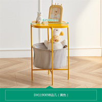 【休闲家具】全友家居边几客厅小茶几简约迷你方形沙发角几储物小桌子 DX119009 边几（芒果黄款）