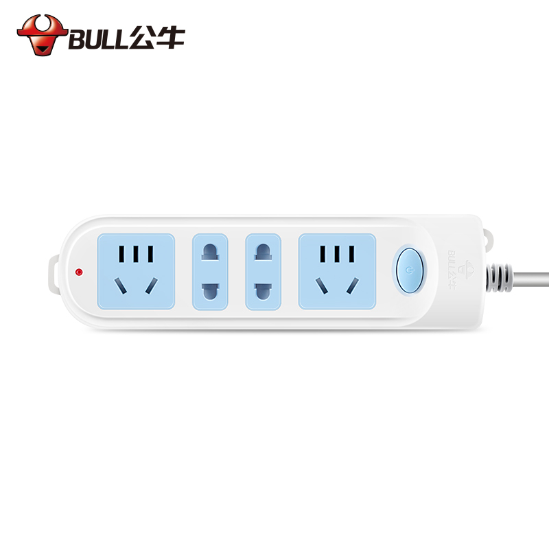 公牛(bull) 电源插座/接线板/插线板/拖线板/插排 全长3米GN-607