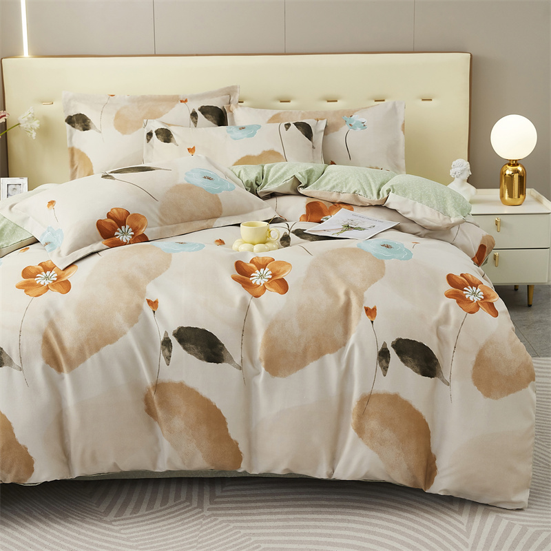 唐纳家纺 艾绒棉四件套-国韵 200*230CM- TN-KT24040高清大图