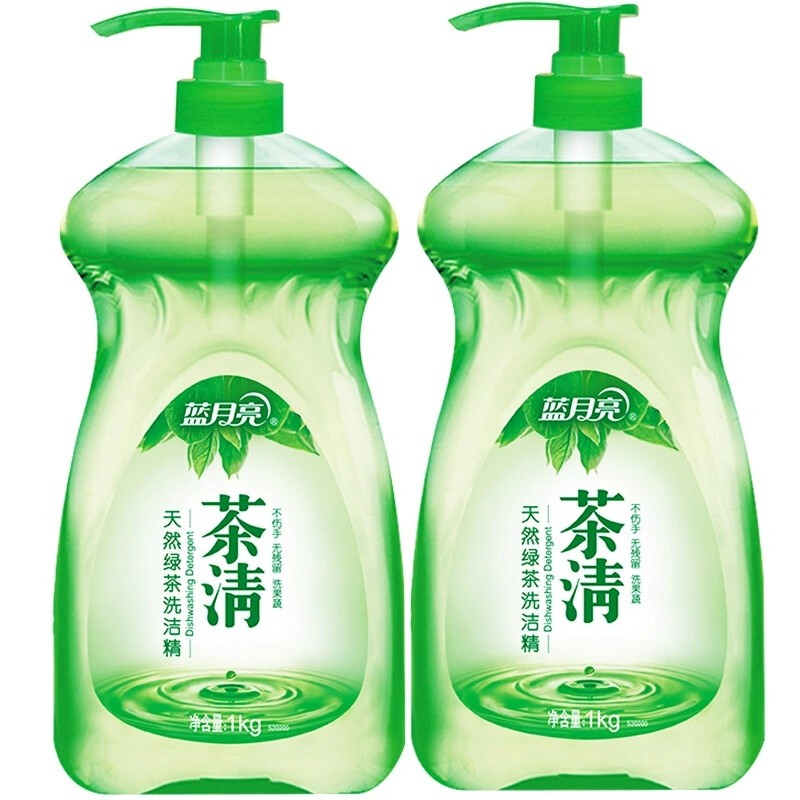 蓝月亮绿茶洗洁精1kg*2 81000471
