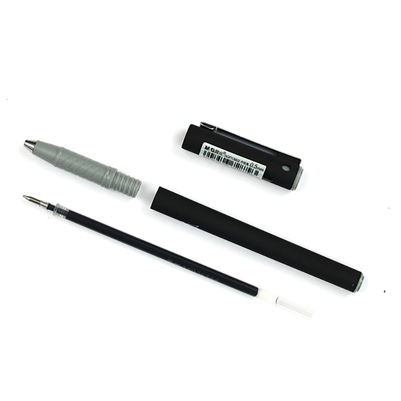 晨光AGP13902中性笔黑骑士中性笔签字笔水性笔 蓝色0.5mm 12支/盒
