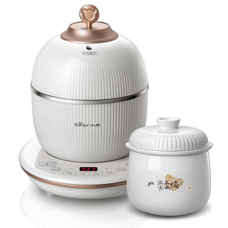 小熊(Bear) 0.6L电炖盅 炖燕窝 隔水炖煲自动炖盅 DDZ-C06A1