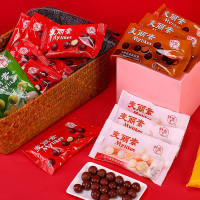 梁丰 麦丽素原味抹茶酸奶芝士多口味8袋490g 经典怀旧零食巧克力