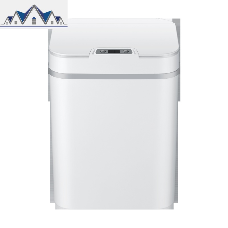 智能感应式垃圾桶家用客厅卧室厨房卫生间自动带盖创意垃圾桶大号 三维工匠高清大图