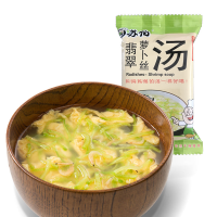 苏伯方便速食蔬菜蛋花汤即食食品汤料包，12g苏伯翡翠萝卜丝汤*1袋