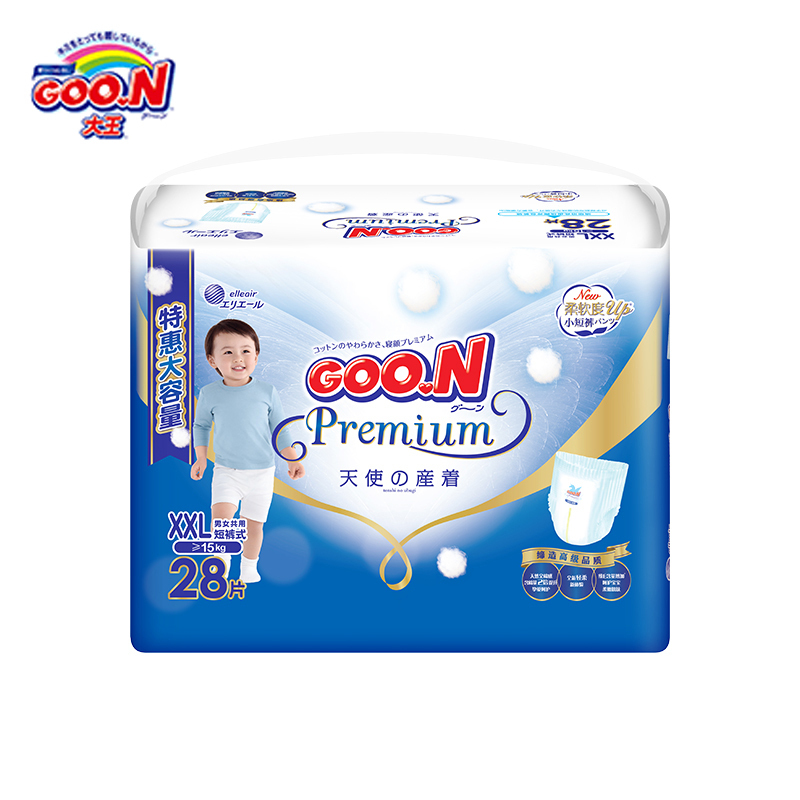 n)天使拉拉裤 短裤式加加大号(xxl号)28片(15kg以上) 裤型纸尿裤