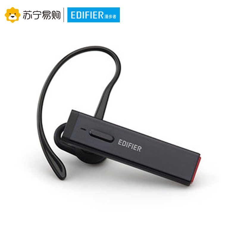 Edifier/漫步者 W23BT蓝牙4.0通用无线耳机耳挂式开车跑步运动车载耳塞式 雅黑色