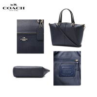 【直营】蔻驰(COACH) Prairie系列 抛光粒面皮革手提单肩包斜挎包 拉链 硬 女包