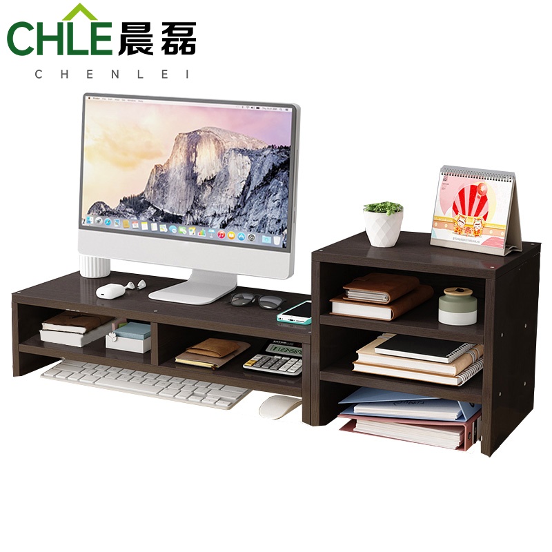 晨磊 显示器增高架 双层隔断+三层 个高清大图