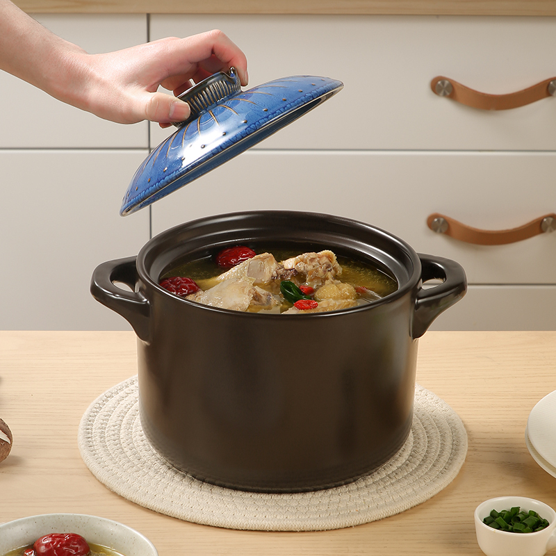 炊大皇陶瓷煲3.5L 家用煲粥煎药养生煲大容量耐高温 SW35TB