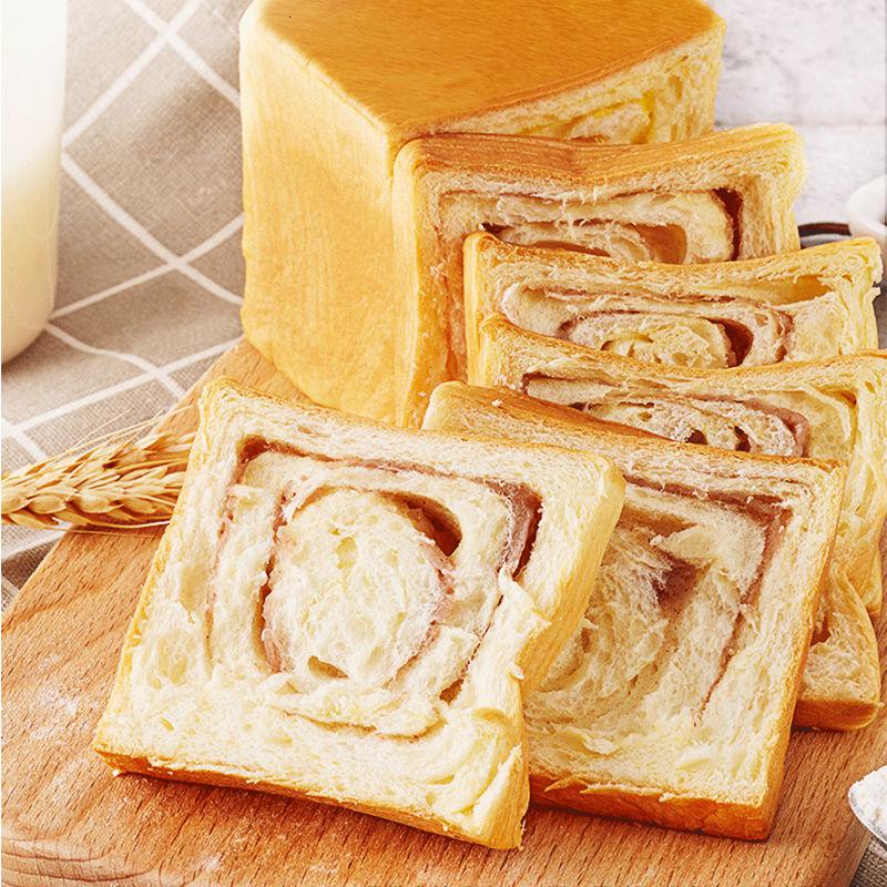 苏宁宜品 魔方生吐司面包800g早餐整箱零食 多种口味可选高清大图