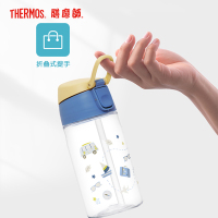 膳魔师(THERMOS)旅行探险tritan吸管杯吸便携婴儿防呛宝宝学饮杯BBSE-400
