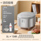 美的(Midea)电饭煲0涂层电饭锅5L大容量316L不锈钢内胆4-5人无涂层家用多功能电饭煲MB-RE576S[补贴]