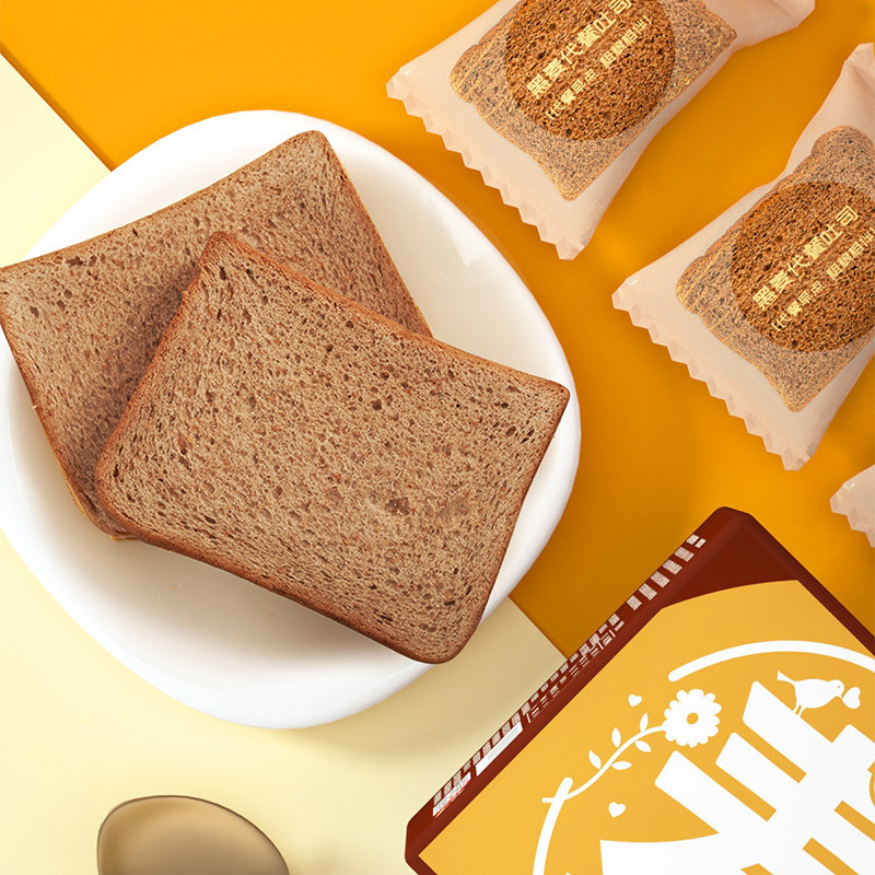 黑麦代餐面包500g箱早餐代餐吐司食品整箱