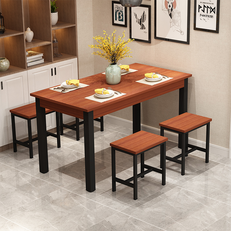 餐桌椅组合简约餐馆饭店椅专用快餐小吃店早餐快餐厅食堂餐椅商用