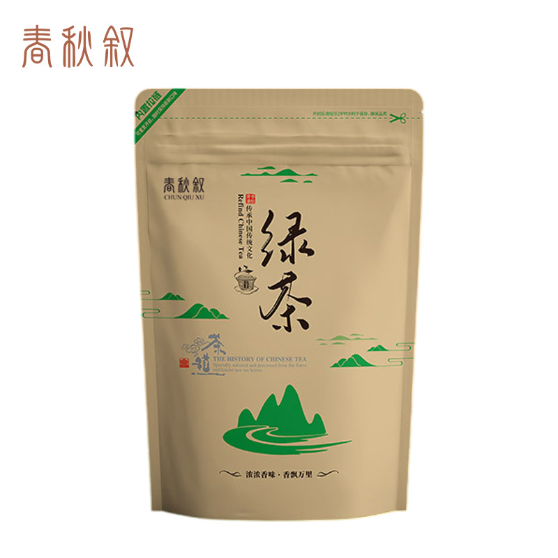 春秋叙 绿茶 100g/袋高清大图