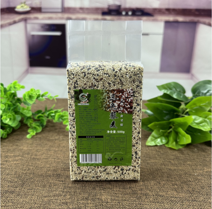 山满田 三色藜麦500g 五谷杂粮黑藜麦白藜麦红藜麦粗粮藜麦米高清大图