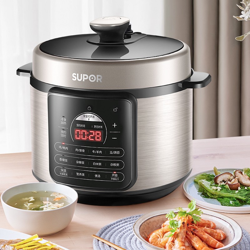 苏泊尔(SUPOR) ZMD安心系列球釜双内胆 电压力锅 SY-50YC505Q (XY) 单位:个 货期5-10天
