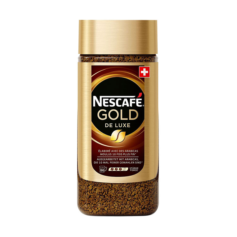 瑞士进口 雀巢金牌NESCAFE 咖啡原味200g 速溶咖啡 咖啡 进口咖啡 黑咖啡 雀巢咖啡