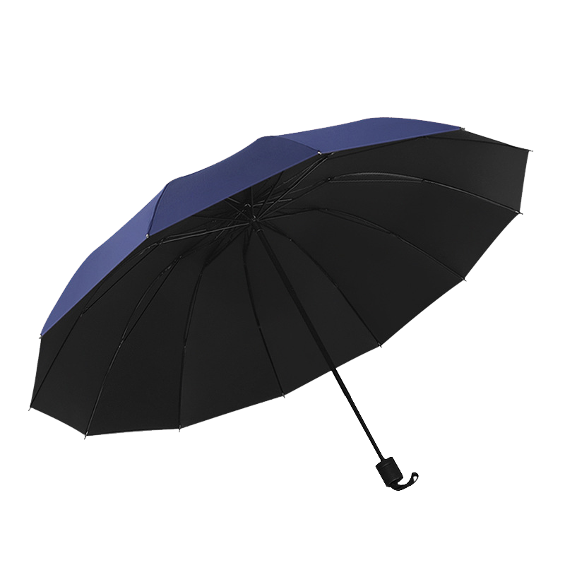 步宽 三折雨伞12骨 BY-190T/把高清大图