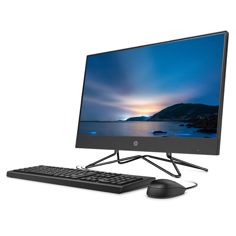 惠普hp战66微边框商用办公家用一体台式机电脑238英寸新款ryzen锐龙r3