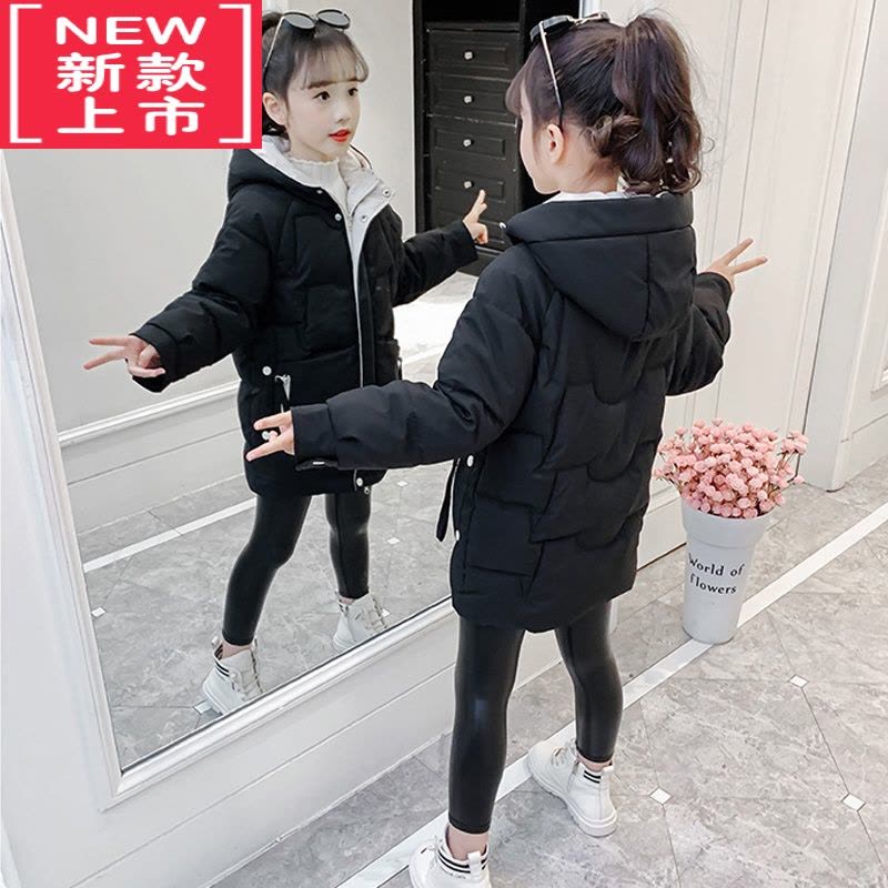 可莉允女童棉服冬装2022新款洋气大儿童韩版秋冬季棉袄女孩羽绒外套棉衣图片