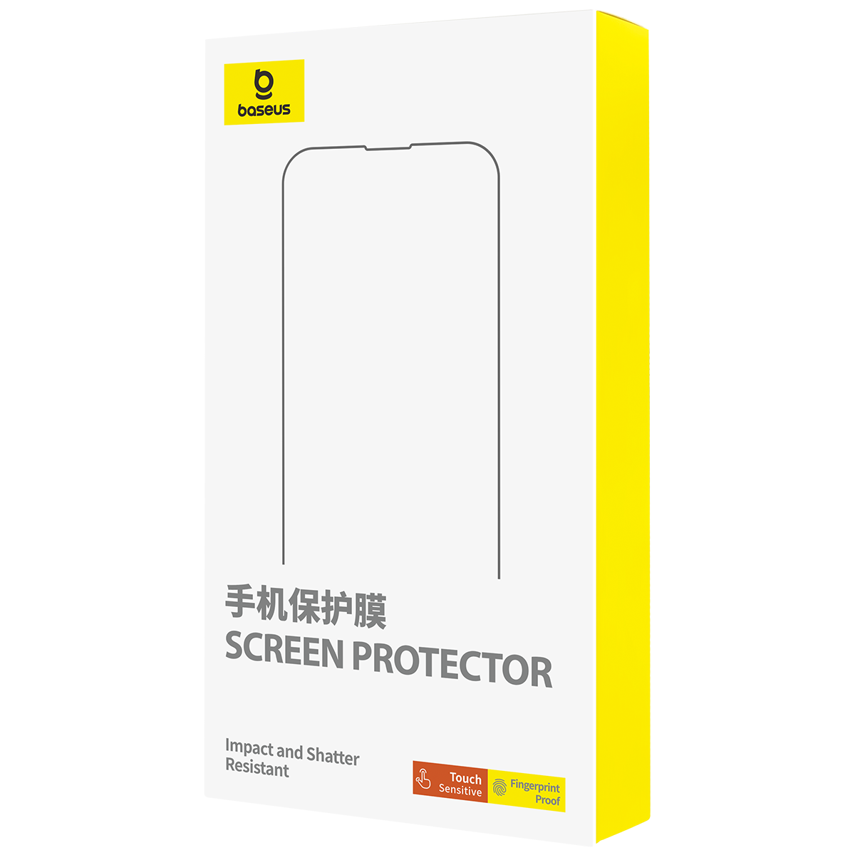 倍思 晶瓷系列 一体防尘 全屏 高清 钢化膜-适用于iphone 15 Pro透明高清大图