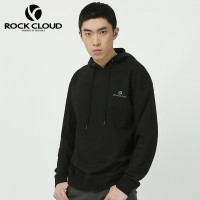 岩云/RockCloud 运动休闲宽松男女款连帽纯色卫衣 YS000030