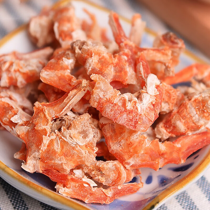 绿帝虾仁干肉质紧实色泽鲜亮味道鲜美天然晾晒营养丰富个体均匀130g高清大图