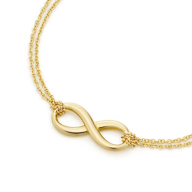 TIFFANY INFINITY系列18K金无限造型手链