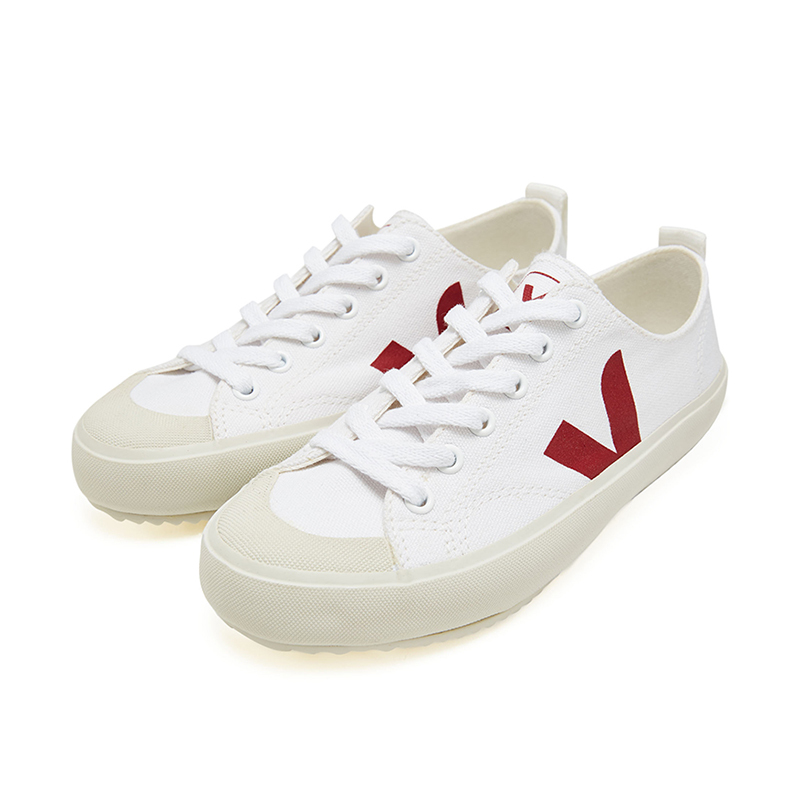 vejaveja男女通用织物运动鞋v标经典帆布小白鞋视频