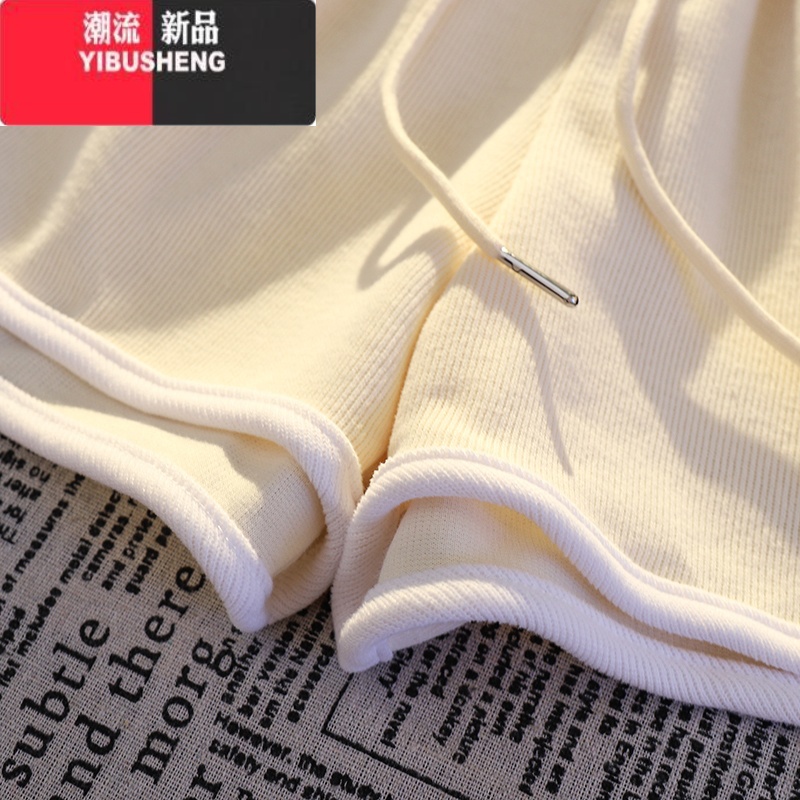 YIBUSHENG季休闲运动短裤女可外穿跑步居家显瘦韩版百搭宽松热裤大口袋高清大图