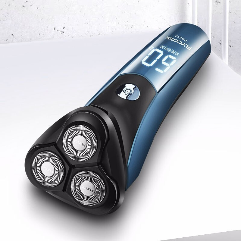 飞科(flyco)剃须刀fs313电动刮胡刀全身水洗一小时快充大功率男士剃