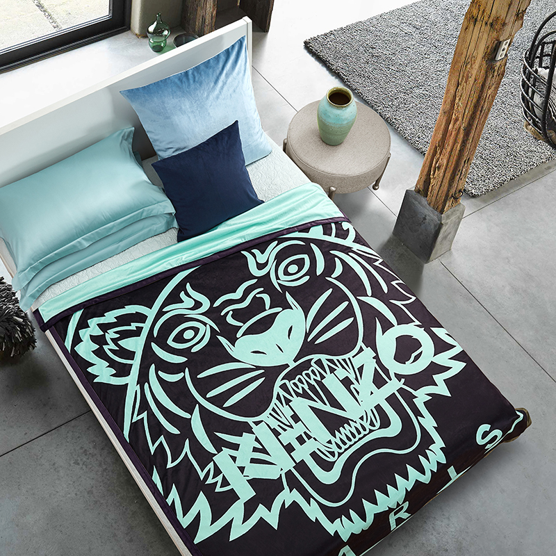 凯卓kenzo虎头双面加厚倍柔毯krt003