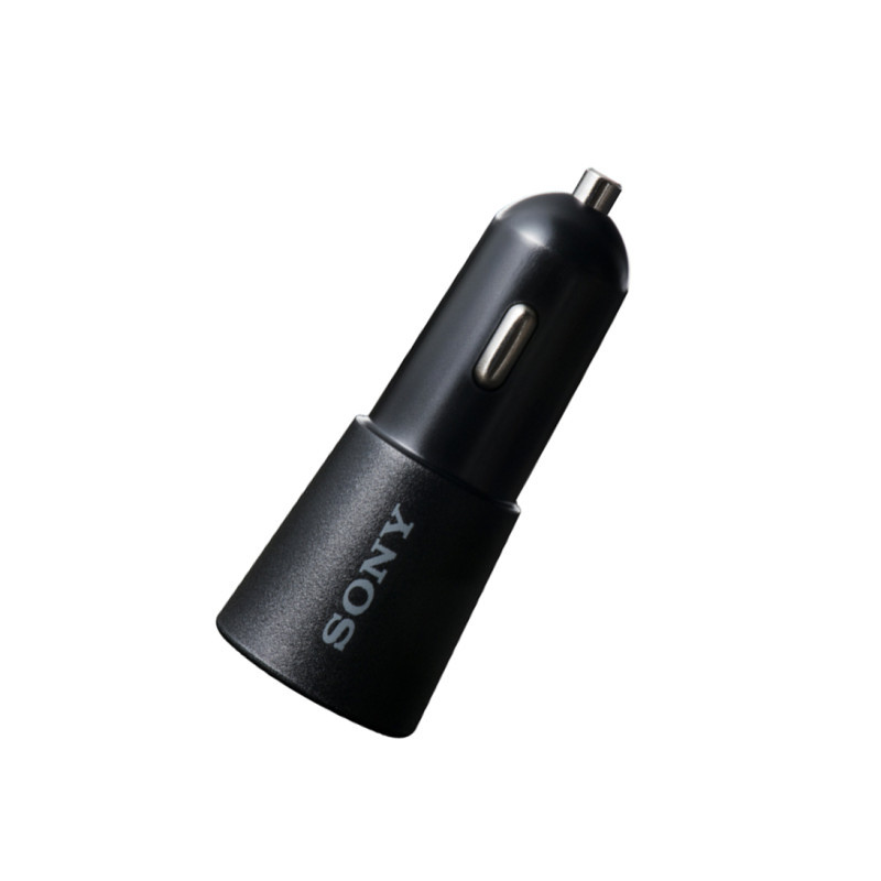 索尼(SONY)车载充电器 CP-CADM2(黑色)快充 汽车车充 一拖二汽车点烟器式车充 双usb车用手机充电器