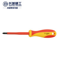 长城精工十字绝缘螺丝批电工螺丝刀工具耐高压旋具改刀PH0*60mm 290016