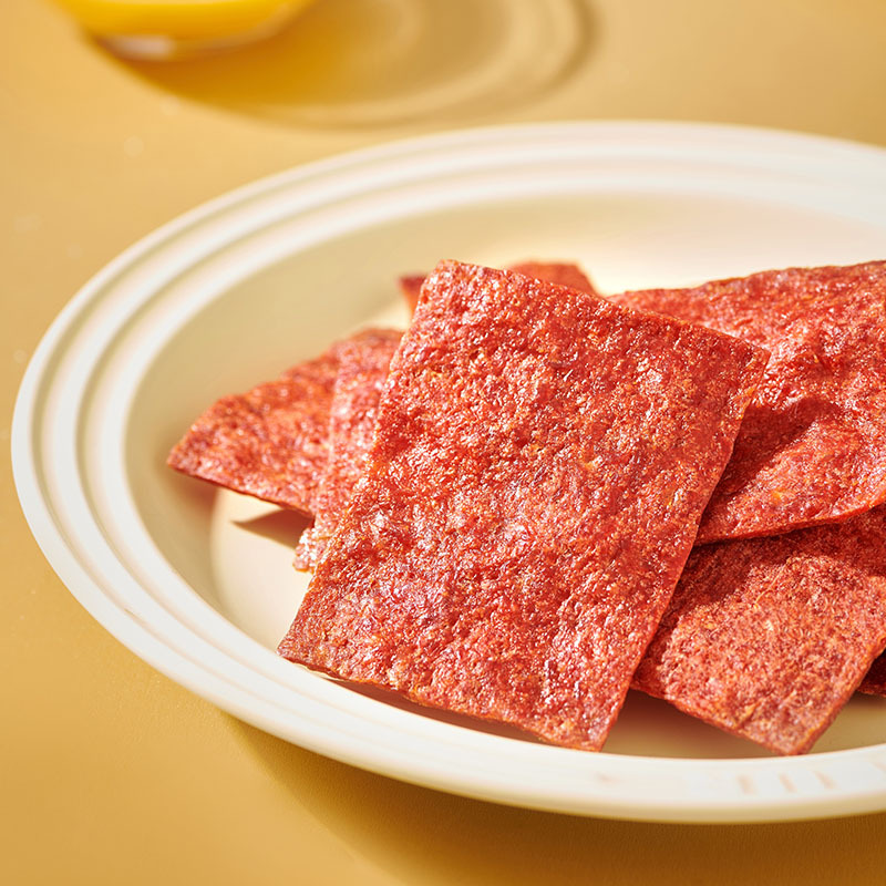 来伊份高蛋白酥脆猪肉35g*3袋高清大图