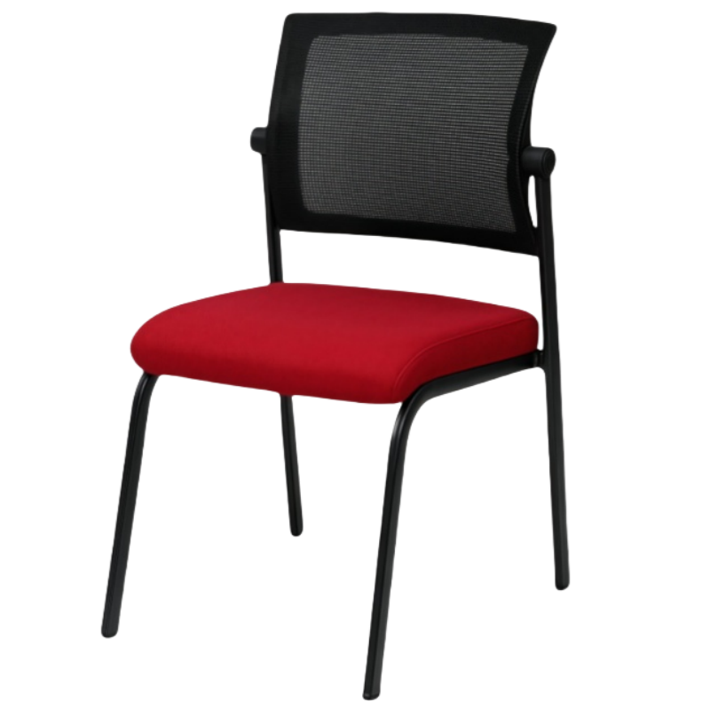 晨磊 办公椅培训椅 黑背-红座 把高清大图