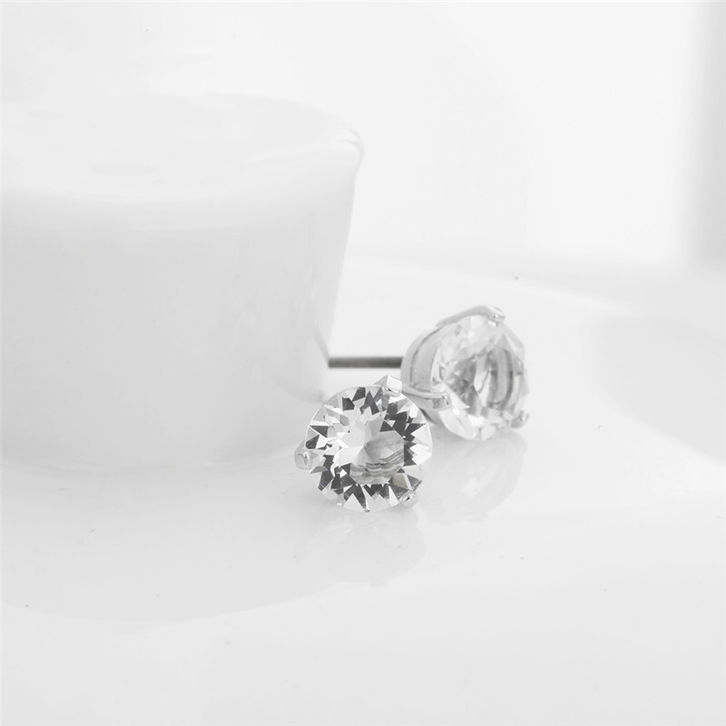 SWAROVSKI 施华洛世奇 SOLITAIRE质感优雅耳环女士人造仿水晶耳钉耳饰女1800046 礼物女轻奢饰品