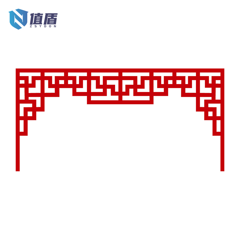 值盾 ZSYDON 党建主题布置边框 1*1m 平方米高清大图