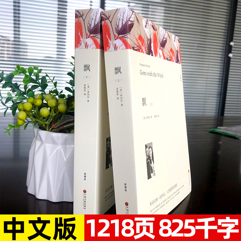 [全译本无删减]飘书上下册原版原著正版米切尔著经典世界名著外国文学长篇小说乱世佳人Gone with the wind中高清大图